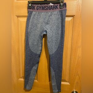 Gymshark Blue Leggings Form-Fitting Stretch